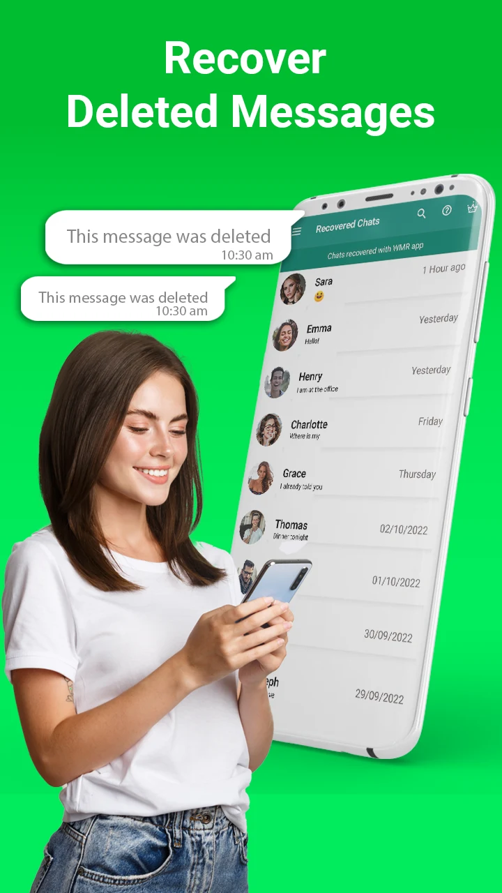 WMR Backup Deleted Messages screenshot